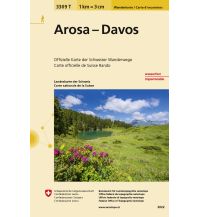 Wanderkarten Schweiz & FL Arosa - Davos Bundesamt für Landestopographie