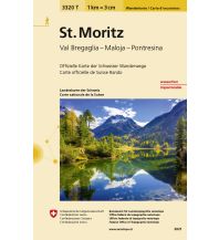 Wanderkarten Schweiz & FL Swisstopo SLK 33 Weg 3320T Schweiz - St. Moritz 1:33.333 Bundesamt für Landestopographie