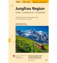Wanderkarten Schweiz & FL Landeskarte der Schweiz 3323 T, Jungfrau Region 1:33.333 Bundesamt für Landestopographie
