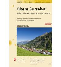 Wanderkarten Schweiz & FL Landeskarte der Schweiz Obere Surselva Bundesamt für Landestopographie