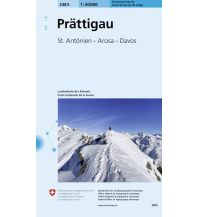 Skitourenkarten 248S Prättigau Schneesportkarte Bundesamt für Landestopographie