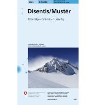 Skitourenkarten 256S Disentis / Mustér Schneesportkarte Bundesamt für Landestopographie
