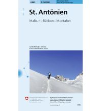 438S St. Antönien Schneesportkarte Bundesamt für Landestopographie