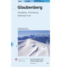 444S Glaubenberg Schneesportkarte Bundesamt für Landestopographie