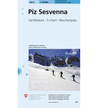 460S Piz Sesvenna Schneesportkarte Bundesamt für Landestopographie