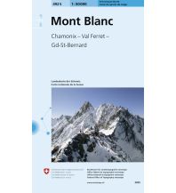 492S Mont Blanc Schneesportkarte Bundesamt für Landestopographie