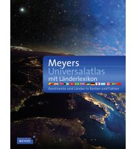 Weltatlanten Meyers Universalatlas mit Länderlexikon Meyers Lexikonverlag Mannheim-Leipzig-Wien-Zürich