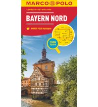 Straßenkarten MARCO POLO Regionalkarte Deutschland 12 Bayern Nord 1:200.000 Mairs Geographischer Verlag Kurt Mair GmbH. & Co.