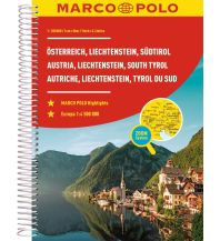 Road & Street Atlases MARCO POLO Reiseatlas Österreich, Liechtenstein, Südtirol 1:200.000 Mairs Geographischer Verlag Kurt Mair GmbH. & Co.
