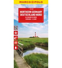 Straßenkarten MARCO POLO Reisekarte Deutschland Nord 1:550.000 Mairs Geographischer Verlag Kurt Mair GmbH. & Co.