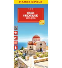 Road Maps MARCO POLO Reisekarte Griechenland (2-Karten-Set) 1:350.000 Mairs Geographischer Verlag Kurt Mair GmbH. & Co.