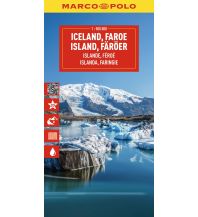 Road Maps Europe MARCO POLO Reisekarte Island 1:500.000 Marco Polo