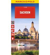 Road Maps MARCO POLO Reisekarte Deutschland 09 Sachsen 1:225.000 Mairs Geographischer Verlag Kurt Mair GmbH. & Co.
