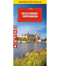 Road Maps MARCO POLO Reisekarte Deutschland 02 Mecklenburg-Vorpommern 1:225.000 Mairs Geographischer Verlag Kurt Mair GmbH. & Co.