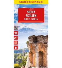 Straßenkarten Italien MARCO POLO Reisekarte Italien 14 Sizilien 1:225.000 Mairs Geographischer Verlag Kurt Mair GmbH. & Co.
