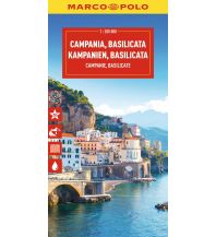 Straßenkarten Italien MARCO POLO Reisekarte Italien 12 Kampanien, Basilicata 1:200.000 Mairs Geographischer Verlag Kurt Mair GmbH. & Co.