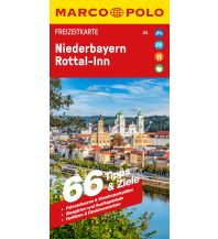 Straßenkarten Deutschland MARCO POLO Freizeitkarte 44 Niederbayern, Rottal-Inn 1:130.000 Mairs Geographischer Verlag Kurt Mair GmbH. & Co.