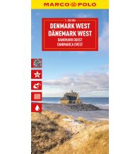 Straßenkarten Dänemark MARCO POLO Reisekarte Dänemark West 1:225.000 Mairs Geographischer Verlag Kurt Mair GmbH. & Co.