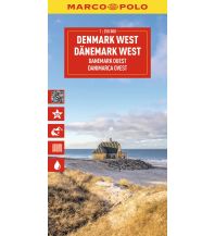 Straßenkarten Dänemark MARCO POLO Reisekarte Dänemark West 1:225.000 Mairs Geographischer Verlag Kurt Mair GmbH. & Co.