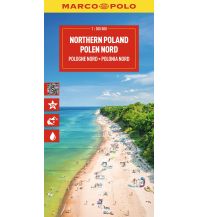 Road Maps Poland MARCO POLO Reisekarte Polen Nord 1:300.000 Mairs Geographischer Verlag Kurt Mair GmbH. & Co.