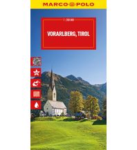 Straßenkarten Österreich MARCO POLO Reisekarte Österreich 03 Vorarlberg, Tirol 1:200.000 Mairs Geographischer Verlag Kurt Mair GmbH. & Co.