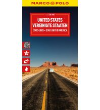 Straßenkarten Nord- und Mittelamerika MARCO POLO Reisekarte Vereinigte Staaten 1:4,2 Mio. Mairs Geographischer Verlag Kurt Mair GmbH. & Co.