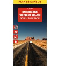 Road Maps North and Central America MARCO POLO Reisekarte Vereinigte Staaten 1:4,2 Mio. Mairs Geographischer Verlag Kurt Mair GmbH. & Co.