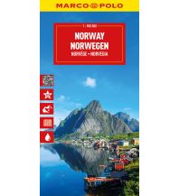 Straßenkarten Norwegen MARCO POLO Reisekarte Norwegen 1:900.000 Mairs Geographischer Verlag Kurt Mair GmbH. & Co.