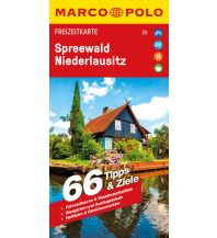 Road Maps Germany MARCO POLO Freizeitkarte 20 Spreewald, Niederlausitz 1:100.000 Mairs Geographischer Verlag Kurt Mair GmbH. & Co.