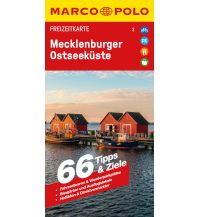 Road Maps Germany MARCO POLO Freizeitkarte 3 Mecklenburger Ostseeküste 1:100.000 Mairs Geographischer Verlag Kurt Mair GmbH. & Co.