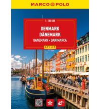 Reise- und Straßenatlanten MARCO POLO Reiseatlas Dänemark 1:200.000 Mairs Geographischer Verlag Kurt Mair GmbH. & Co.