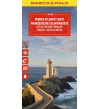 Road Maps France MARCO POLO Reisekarte Französische Atlantikküste 1:300.000 Mairs Geographischer Verlag Kurt Mair GmbH. & Co.