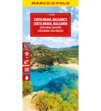 Straßenkarten Spanien MARCO POLO Reisekarte Costa Brava, Balearen 1:225.000 Mairs Geographischer Verlag Kurt Mair GmbH. & Co.