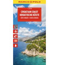 Road Maps Croatia MARCO POLO Reisekarte Kroatische Küste 1:225.000 Mairs Geographischer Verlag Kurt Mair GmbH. & Co.