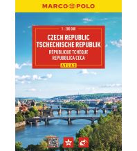 Reise- und Straßenatlanten MARCO POLO Reiseatlas Tschechische Republik 1:200.000 Mairs Geographischer Verlag Kurt Mair GmbH. & Co.