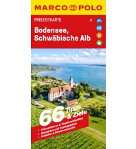 Straßenkarten Deutschland MARCO POLO Freizeitkarte 41 Bodensee, Schwäbische Alb 1:100.000 Mairs Geographischer Verlag Kurt Mair GmbH. & Co.