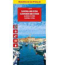 Straßenkarten Slowenien MARCO POLO Reisekarte Slowenien und Istrien 1:250.000 Mairs Geographischer Verlag Kurt Mair GmbH. & Co.