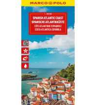 Straßenkarten Spanien MARCO POLO Reisekarte Spanische Atlantikküste 1:300.000 Mairs Geographischer Verlag Kurt Mair GmbH. & Co.