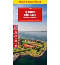 MARCO POLO Reisekarte Dänemark 1:350.000 Mairs Geographischer Verlag Kurt Mair GmbH. & Co.