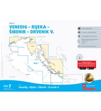 Nautical Charts Croatia and Adriatic Sea Sportbootkarten Satz 7: Adria 1 (Ausgabe 2025/2026) Delius Klasing Verlag GmbH