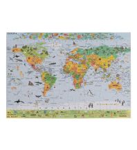 Children's Books and Games Puzzle Kinderweltkarte 48 Teile Columbus Globen Verlag Paul Oestergaard GmbH