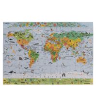 Children's Books and Games Puzzle Kinderweltkarte 150 Teile Columbus Globen Verlag Paul Oestergaard GmbH