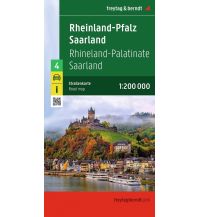 Straßenkarten f&b Auto + Freizeitkarte 4, Rheinland-Pfalz - Saarland 1:200.000 KOMPASS freytag & berndt