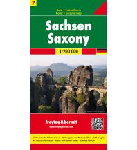 Road Maps Czech Republic f&b Auto + Freizeitkarte 7, Sachsen 1:200.000 Freytag-Berndt und ARTARIA