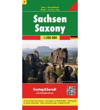 Road Maps Czech Republic f&b Auto + Freizeitkarte 7, Sachsen 1:200.000 Freytag-Berndt und ARTARIA