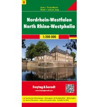 Straßenkarten Deutschland f&b Auto + Freizeitkarte 8, Nordrhein-Westfalen 1:200.000 KOMPASS freytag & berndt