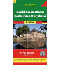Straßenkarten Deutschland f&b Auto + Freizeitkarte 8, Nordrhein-Westfalen 1:200.000 KOMPASS freytag & berndt