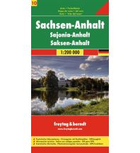 Straßenkarten Deutschland Sachsen-Anhalt 1:200.000, Auto- und Freizeitkarte, freytag & berndt KOMPASS freytag & berndt