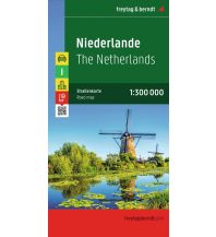 Road Maps Netherlands Niederlande, Autokarte 1:300.000 Freytag-Berndt und ARTARIA