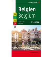 Straßenkarten Belgien Belgien, Autokarte 1:300.000 KOMPASS freytag & berndt